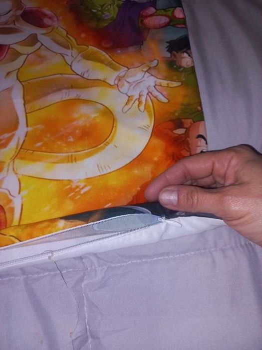 3 Fronhas de almofada 43x43 dragon ball