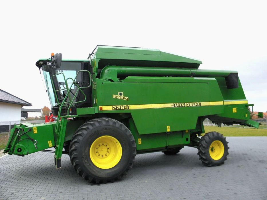 John Deere 2264 HM 1998 Rok, heder 6,1 m, Stol do rzepaku, Nie Malowany, Stan Bardzo Dobry