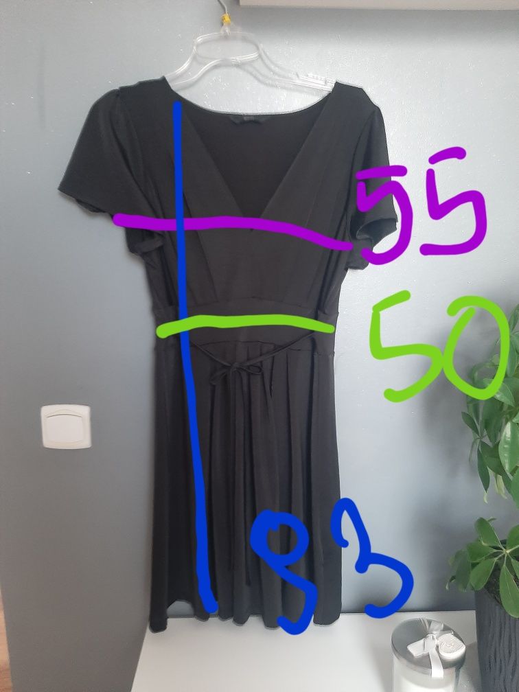 Sukienka czarna XL