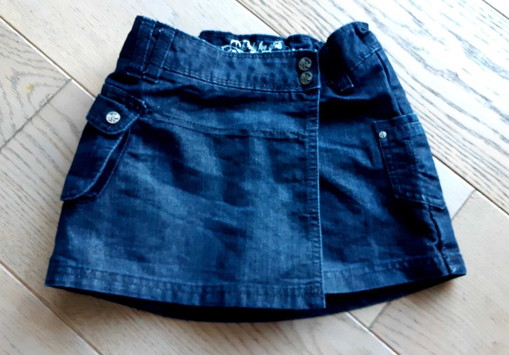 spodenki krótkie i spódniczka w jednym 113-119 dziewczynka jeans 116 6