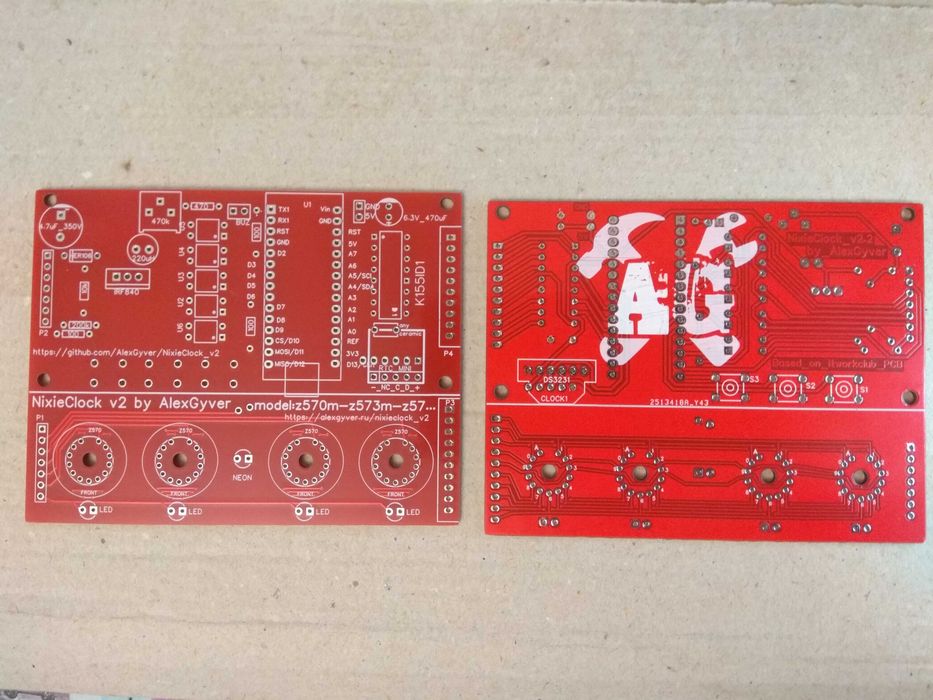 Друкована плата Alex Gyver перерозведена ADM503 розділена