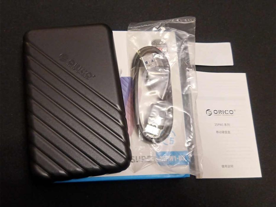 Внешний карман Orico кейс для SSD SATA HDD 2.5 до 5 ТБ