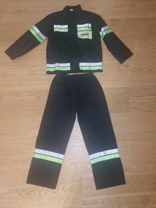 Strój strażaka 98-104 kask strażacki
