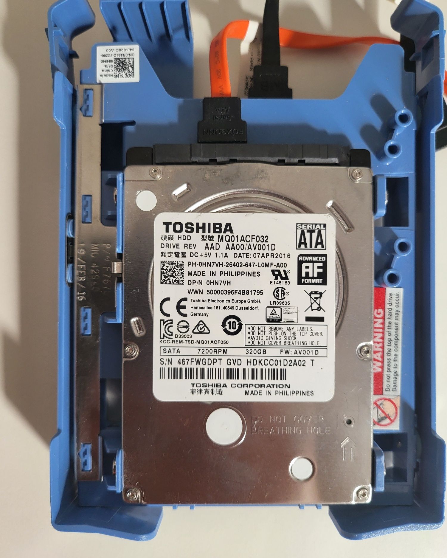 Жорсткий диск Toshiba 320GB