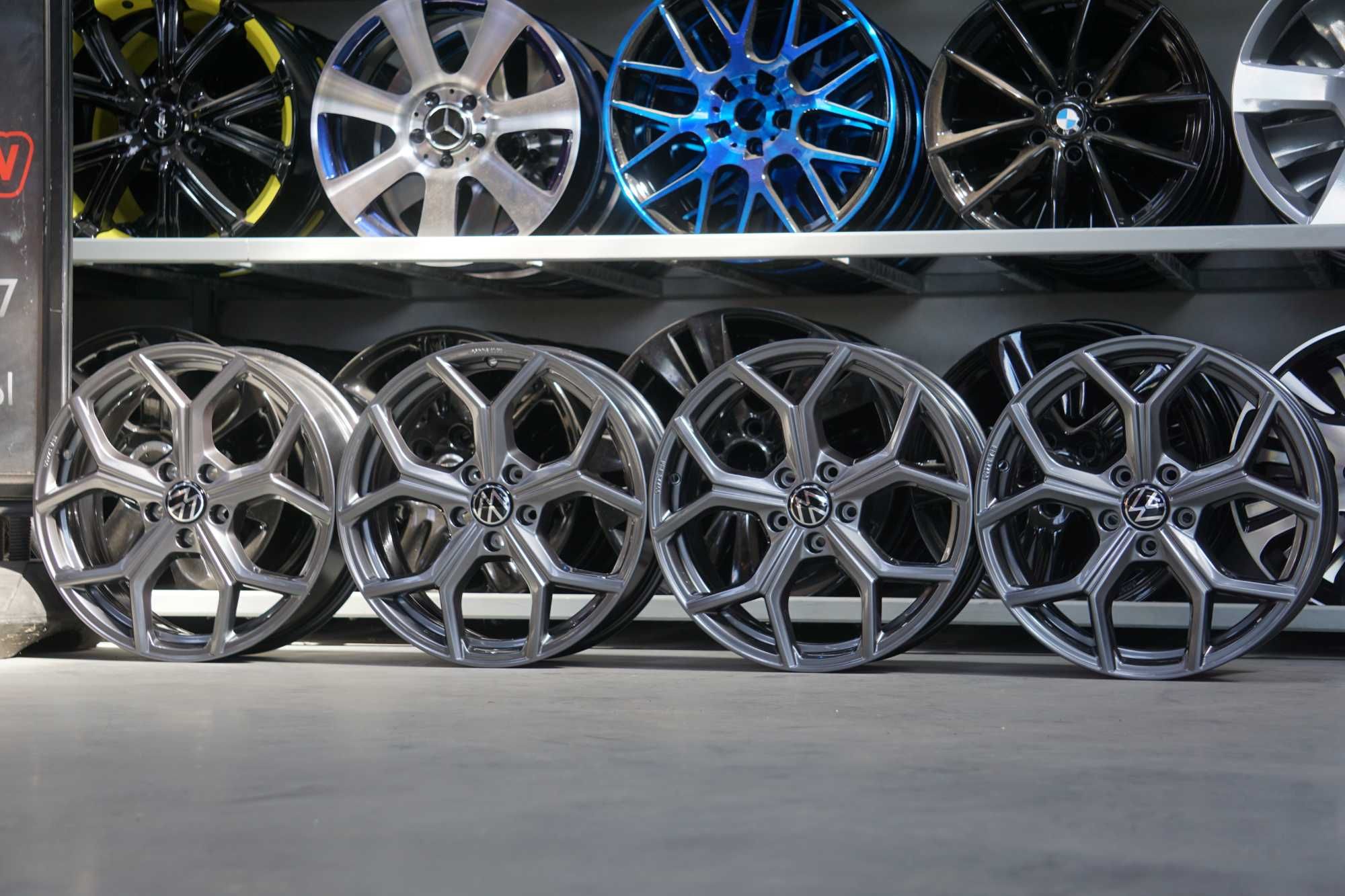 Alufelgi oryginał VW Golf 8, Tiguan 5x112 7,5Jx18 et51 cb57,1 grafit