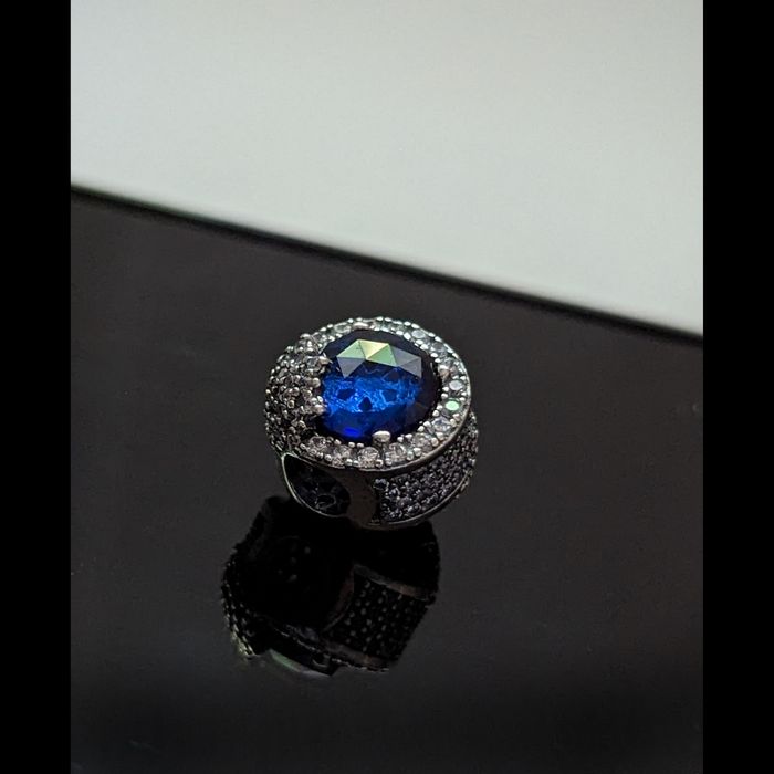 Пандора шарм синій 3D