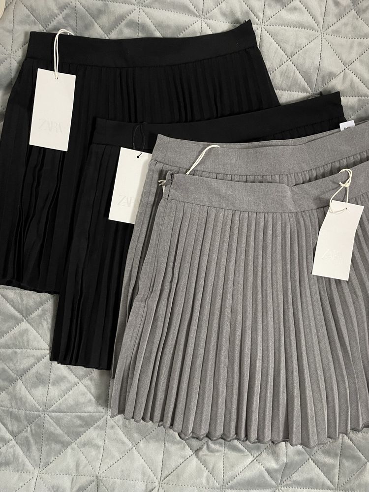 Спідниця шорти юбка зара zara плісірована