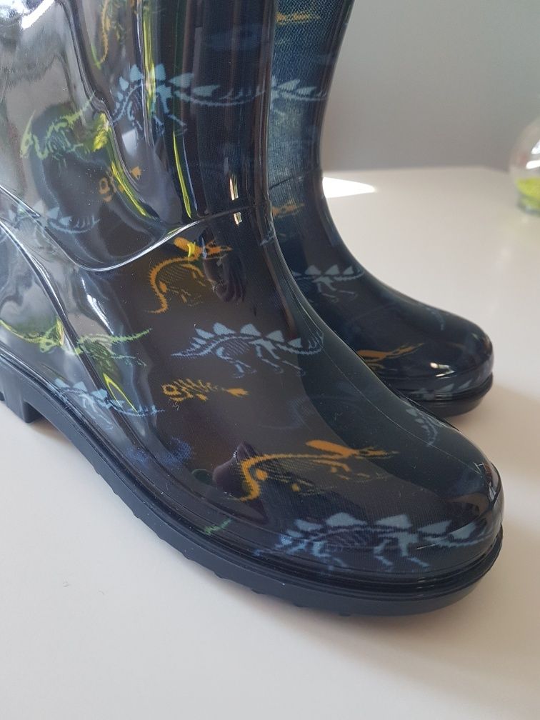 Kalosze nowe dla dziecka dinozaury