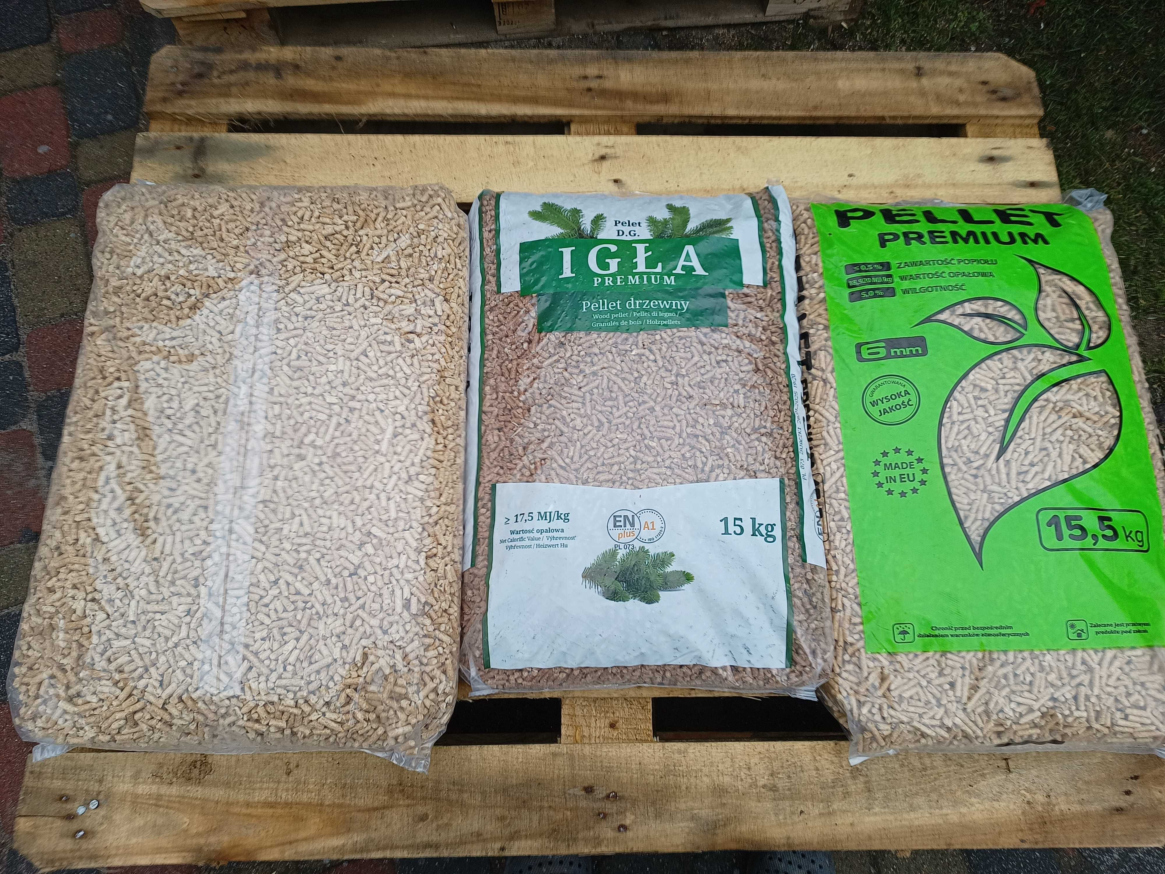 pellet A1 sosnowy drzewny 6mm 8mm  igla