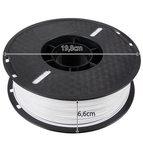 Filament PLA 1kg 1,75mm Wkład do Drukarki 3D Długopisu White Biały