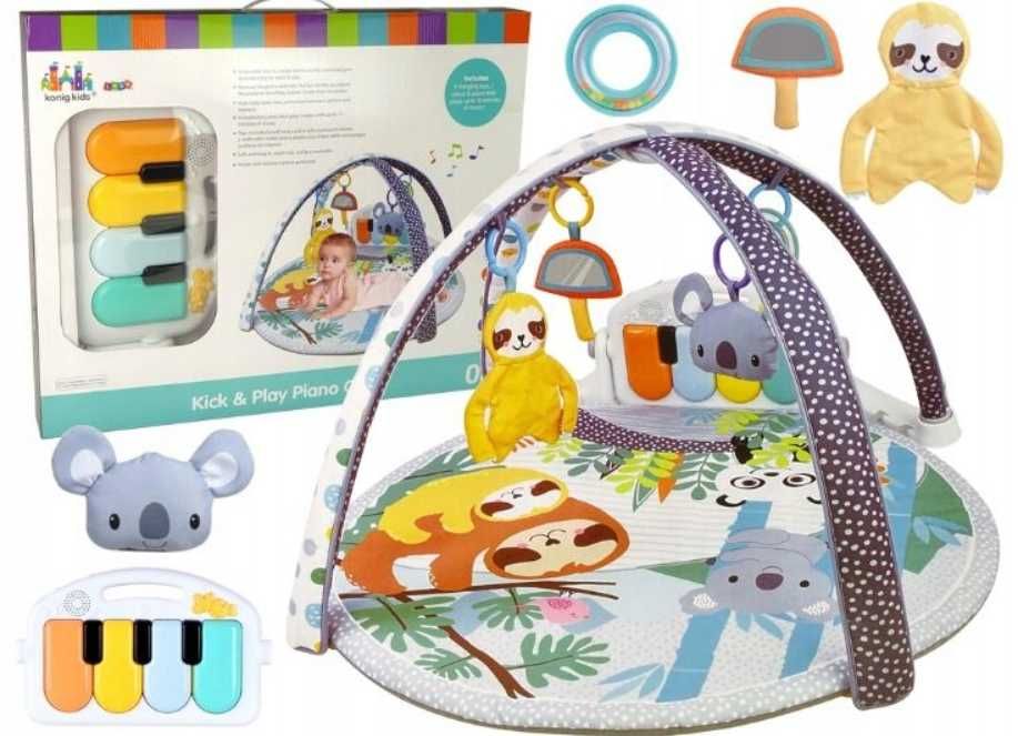 Interaktywna Mata Edukacyjna Koala Pianinko Zawieszki dla Maluszka