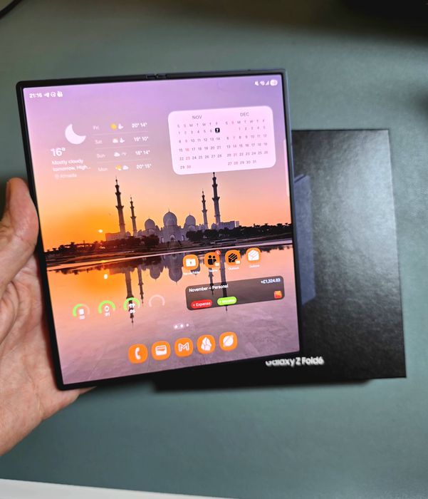 [Como novo! 6 Meses!] Samsung Galaxy Fold 6 512GB Azul Navy