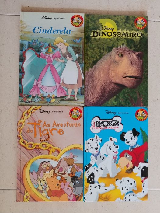 Walt Disney - 9 livros capa dura - década 2000