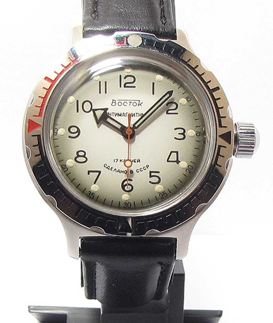 Новый ремешок СССР Амфибия Восток часы Антимагнитные отл сост обслужен