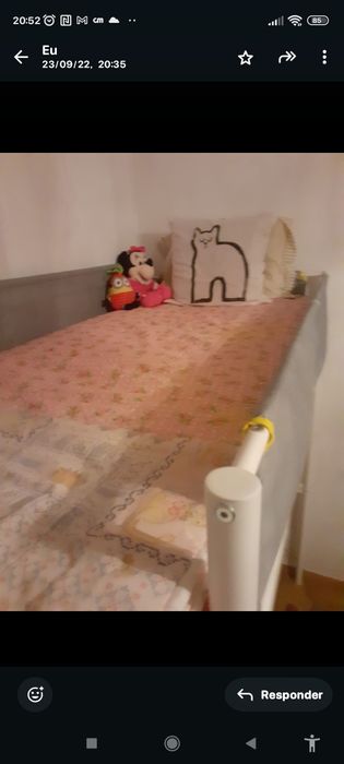 Cama individual em beliche