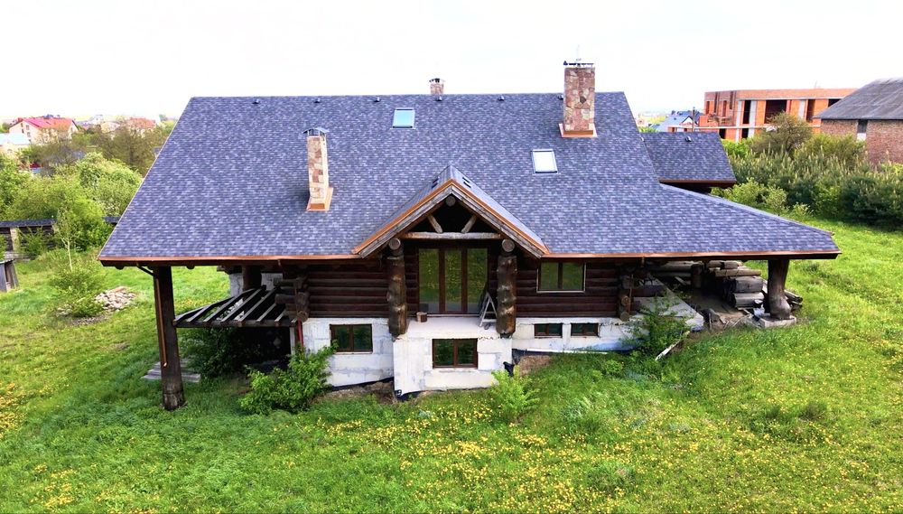 Продам будинок зі зруба у пригороді Тернополя с.Байківці