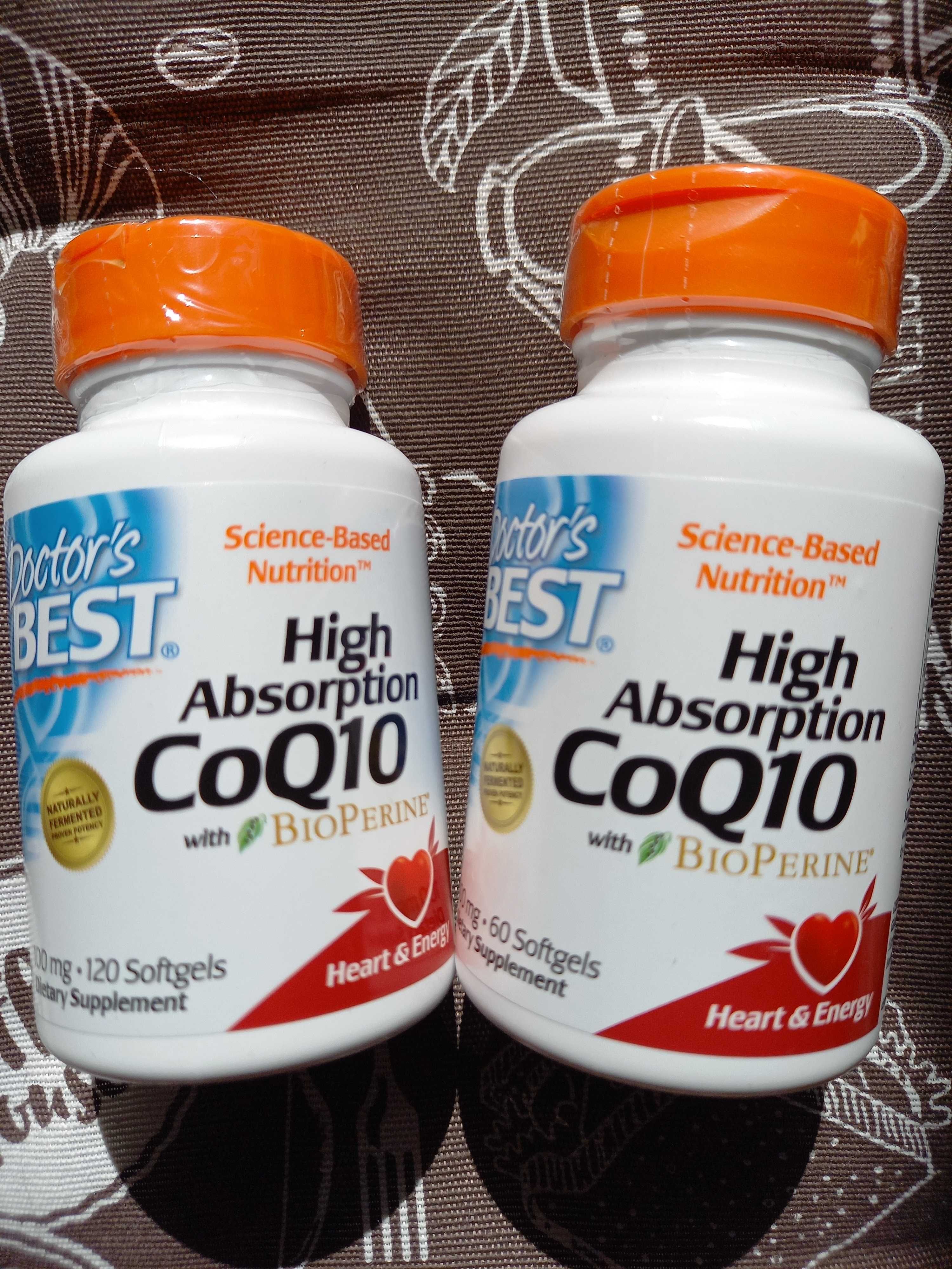 Коэнзим Q10 100 мг с высокой степенью усвоения коензим убихинон CoQ10