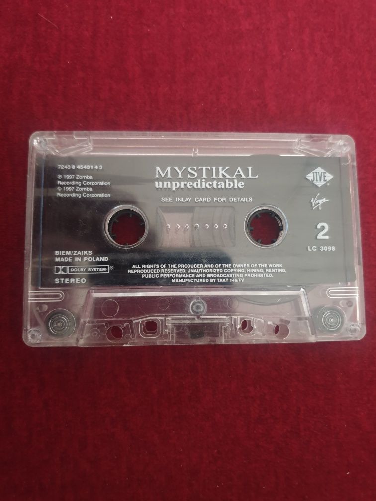 Mystikal unpredictable kaseta magnetofonowa