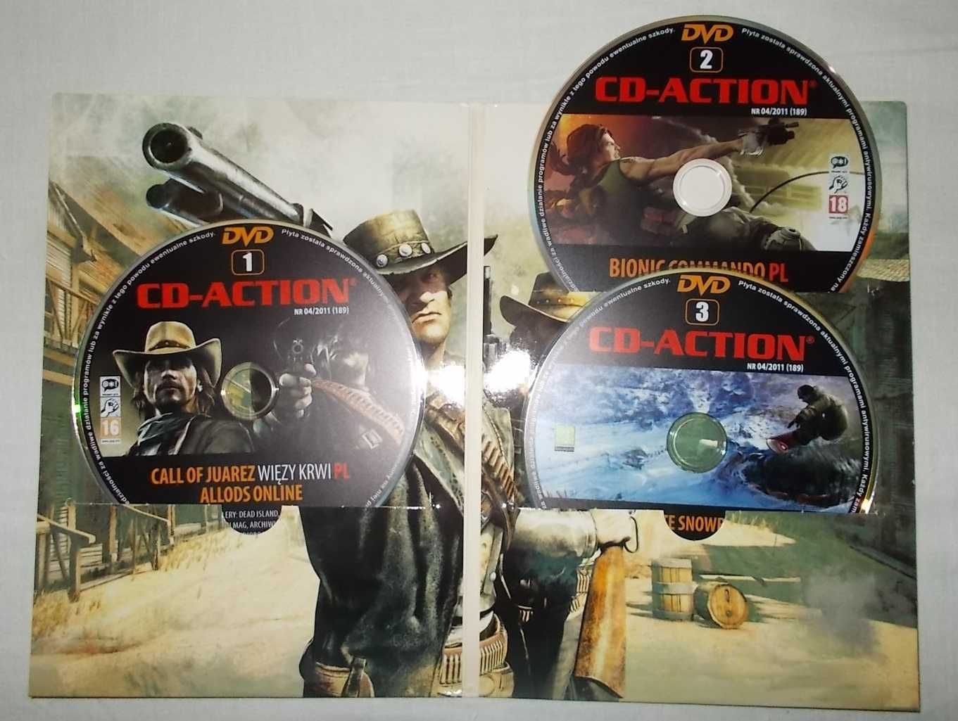 Gra PC - Call Juarez, Bionic, Shaun - CD Action 189 (04/2011)