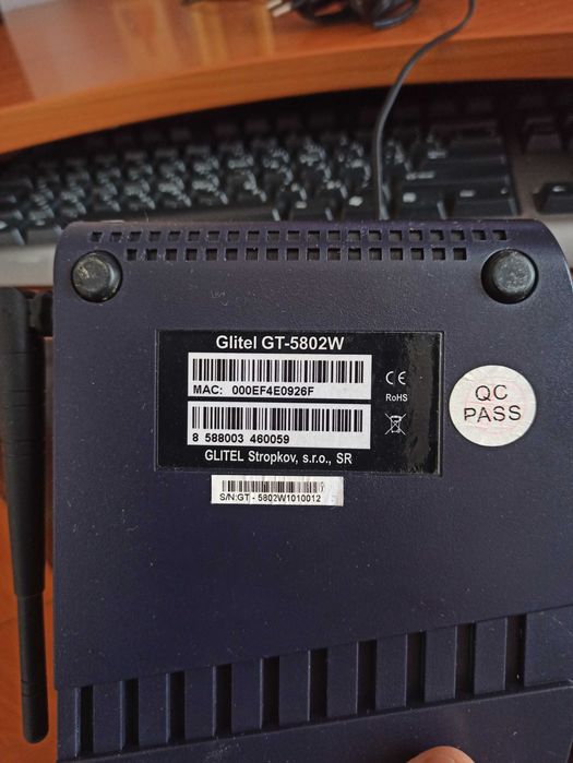 Роутер ADSL Glitel GT-5802W, модем, коммутатор