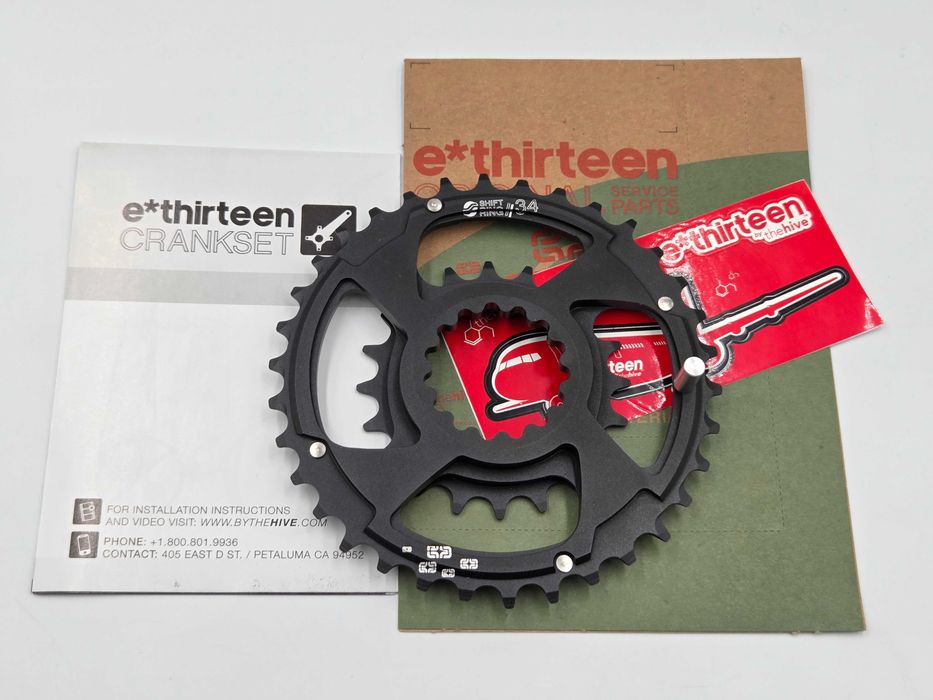 Nowy zestaw zębatek E-Thirteen shift ring 20-34T