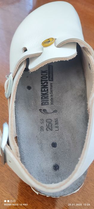 Сабо Birkenstock р. 39,5,натуральная кожа, производство Германии