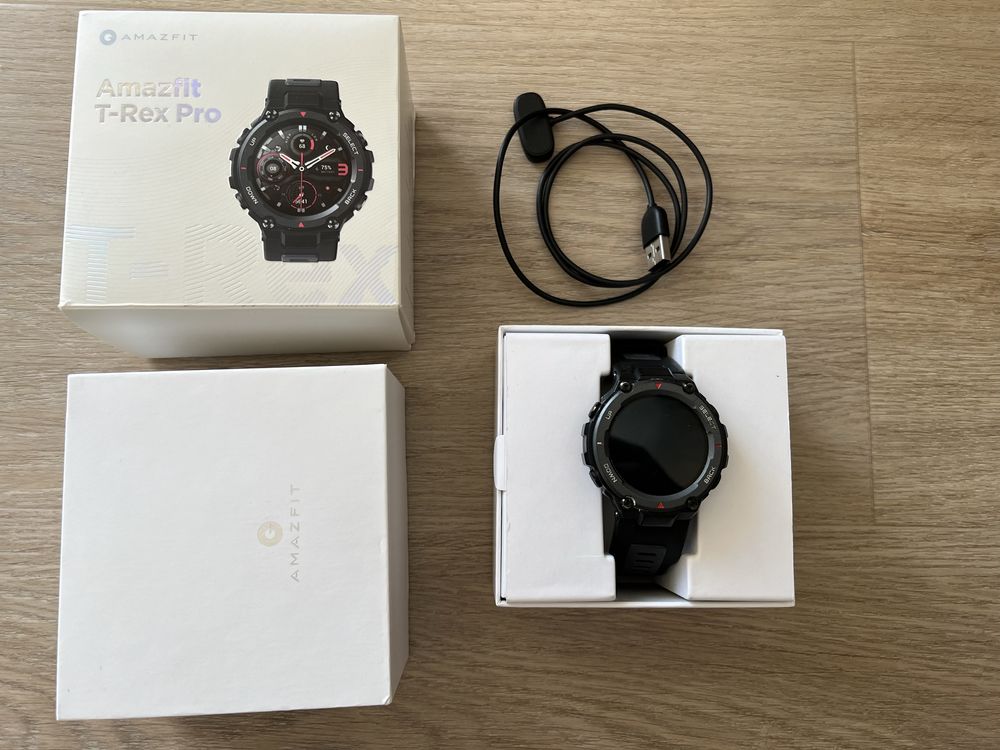 Smartwatch Zegarek Amazfit T-Rex Pro komplet Okazja