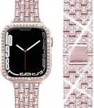 Pasek metalowy + obudowa Miimall do Apple Watch Series 9/ 8/ 7 41 mm