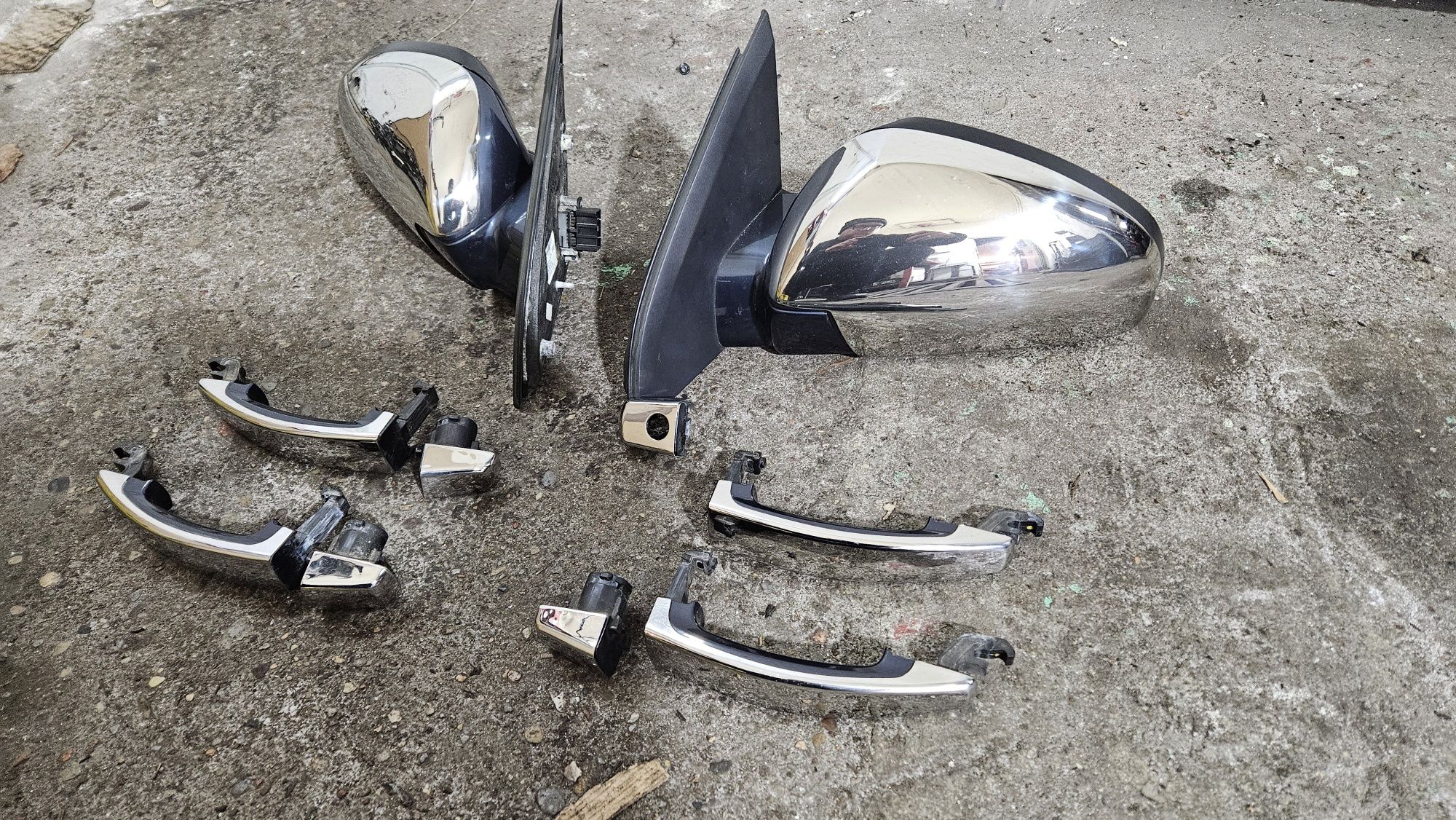 Lusterka składane klamki chrom chromowane opel vectra c signum