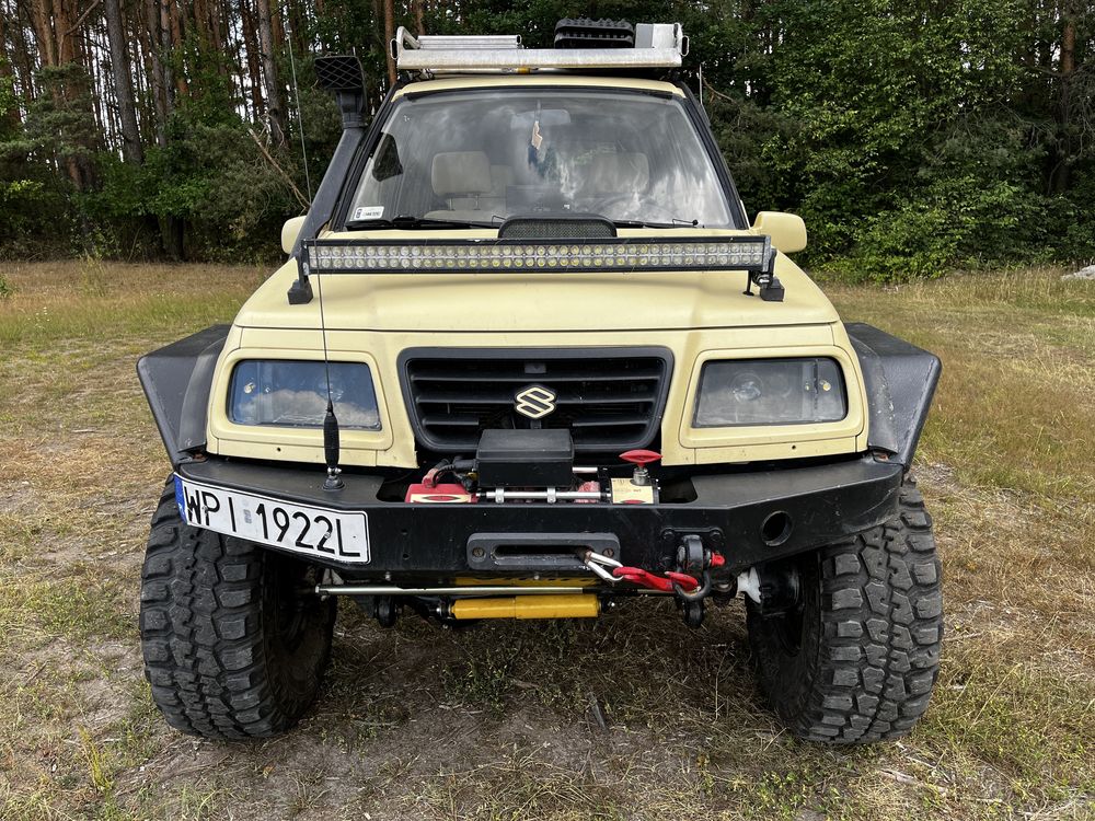 Suzuki Vitara 1.9 TDI PD offroad, mosty patrol 35 cali lift