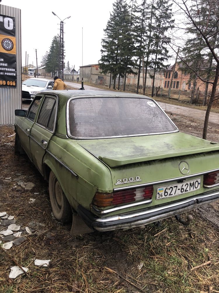 Розбор Mersedes-benz w123 1979 року