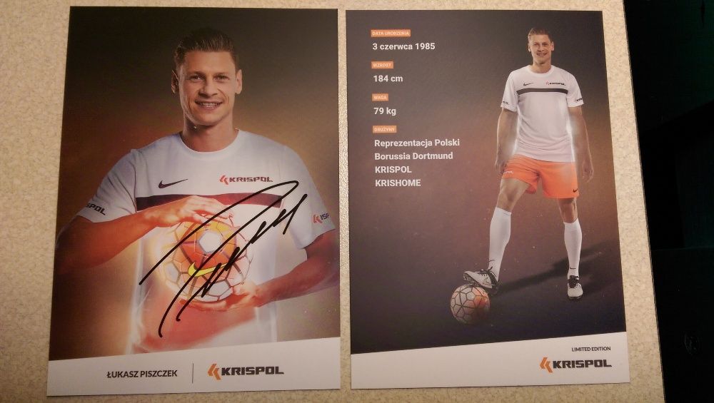 Autograf Reprezentant Polski,Borussia Dortmund ŁUKASZ PISZCZEK