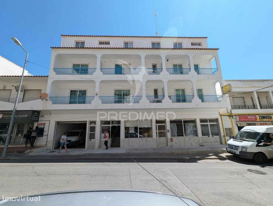 Building in Cacela downtown operating as an Hostel