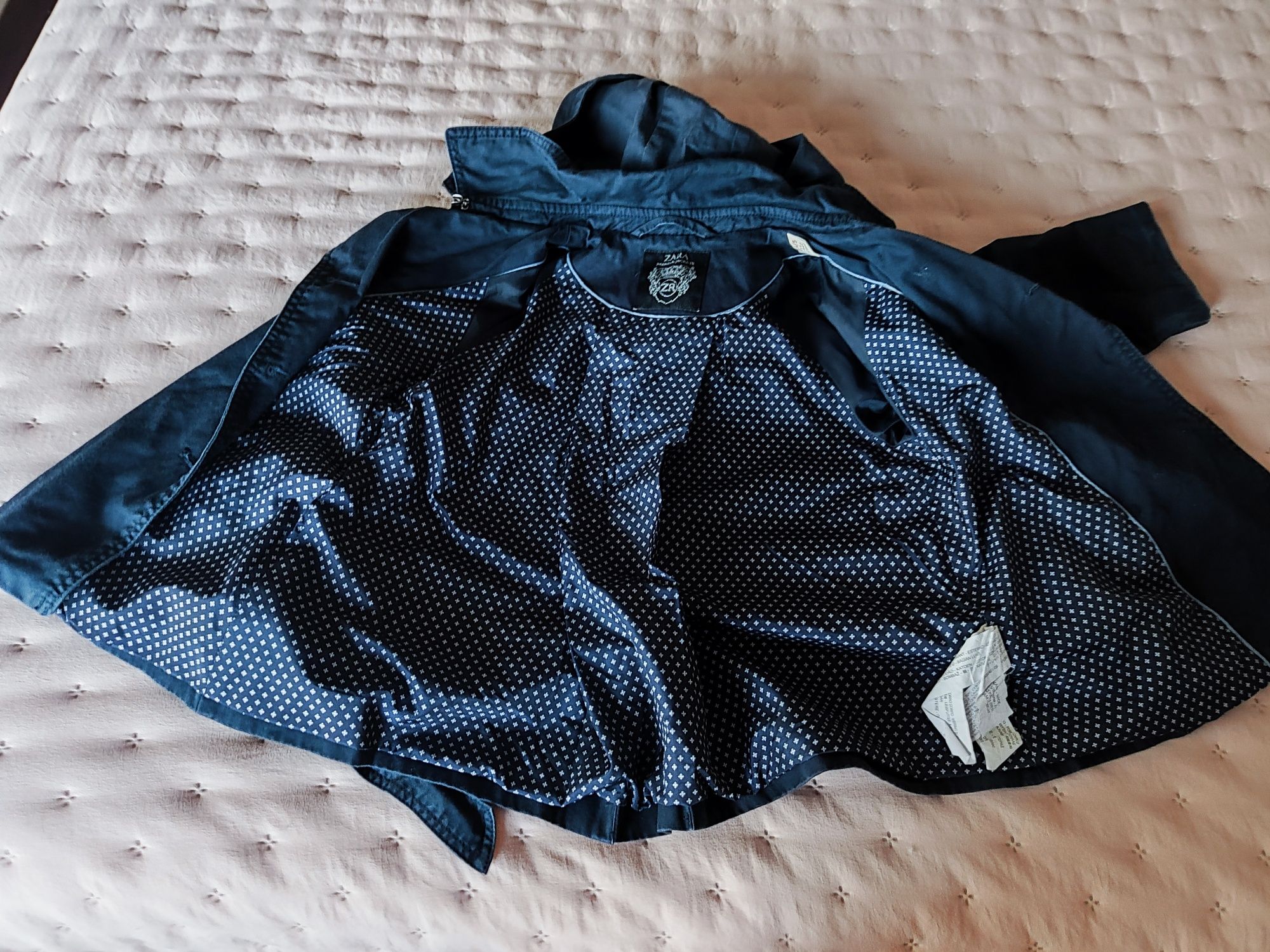 Casaco gabardina Zara menina 4/5 110 cm