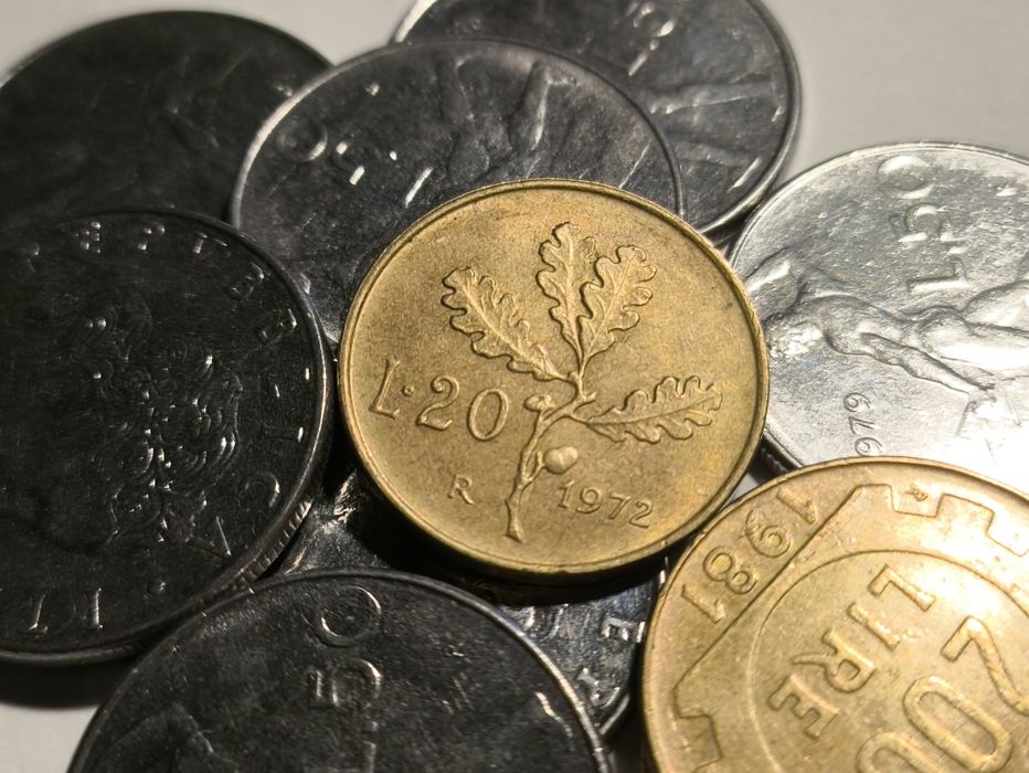 Lote de Moedas Italianas [10 moedas]