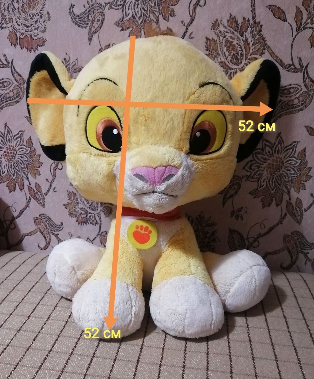 Симба Disney большая мягкая игрушка король Лев сімба из мультика
