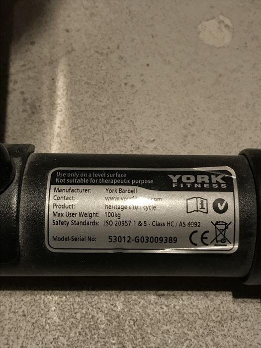 Rower stacjonarny york fitness heritage c101