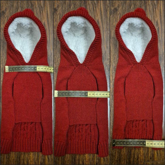 Sweterek czerwony dla małego pieska