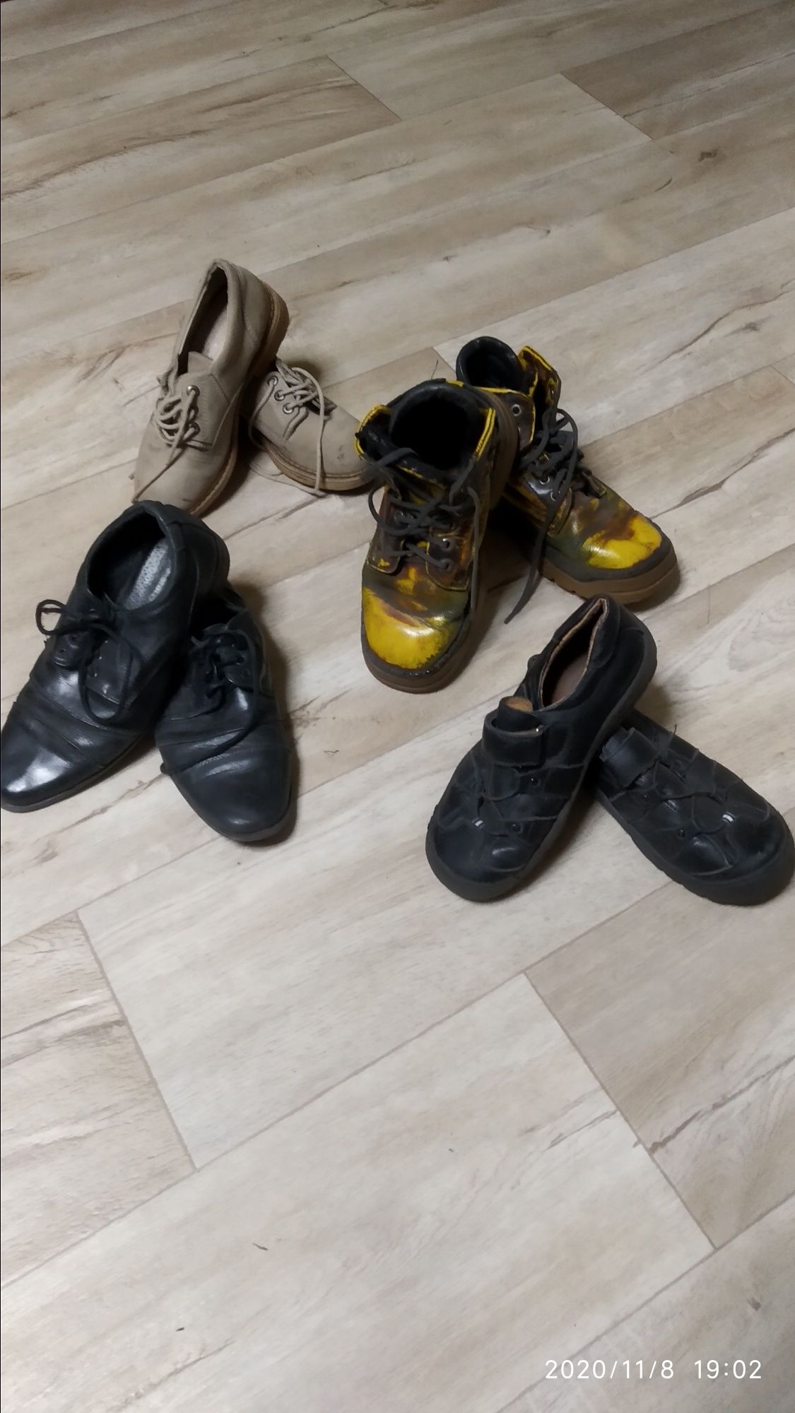 Кожаные туфли ботинки для мальчика 33,35,36