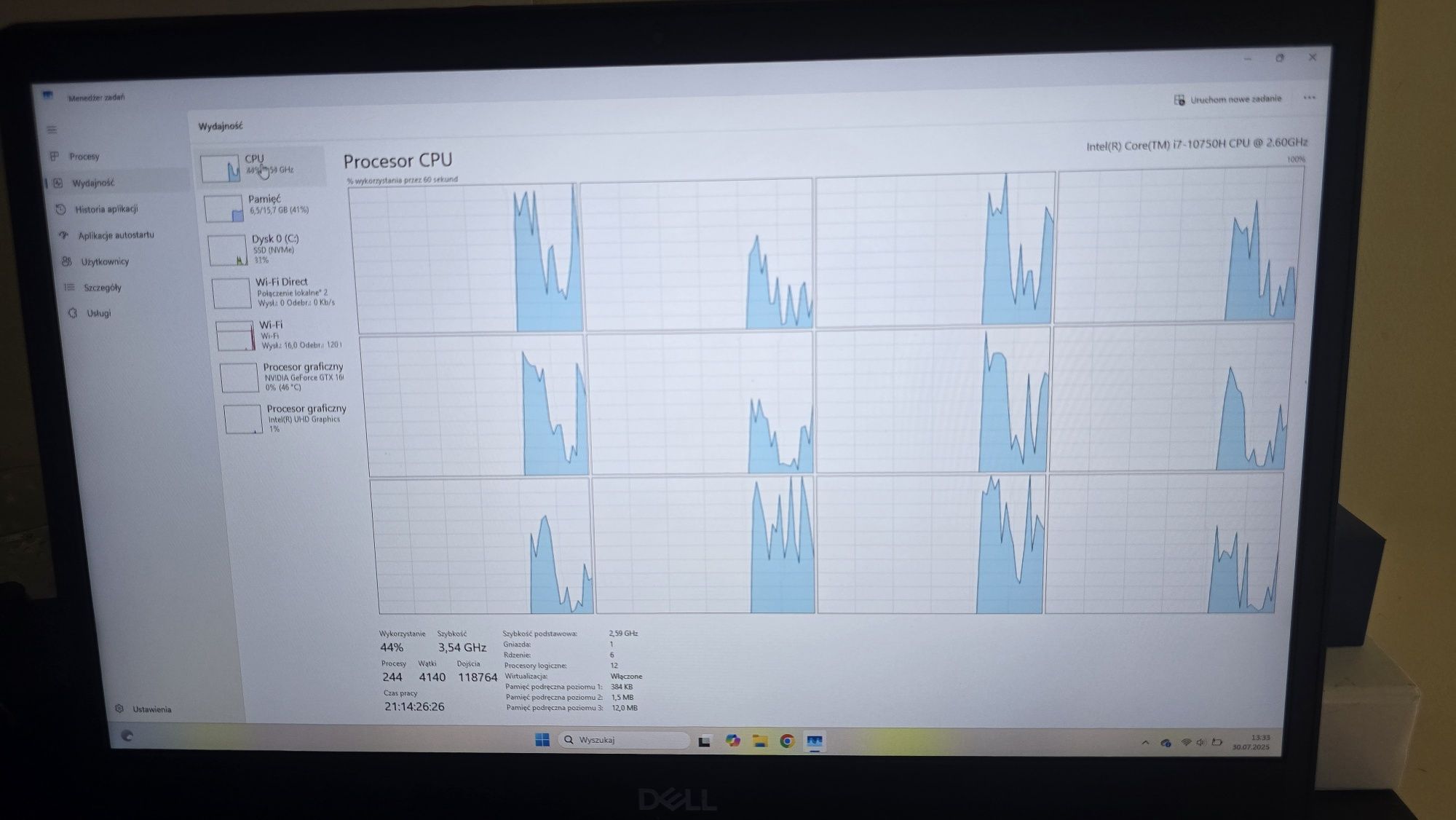 Dell g5  5500 i7 10750h gtx 1660ti
