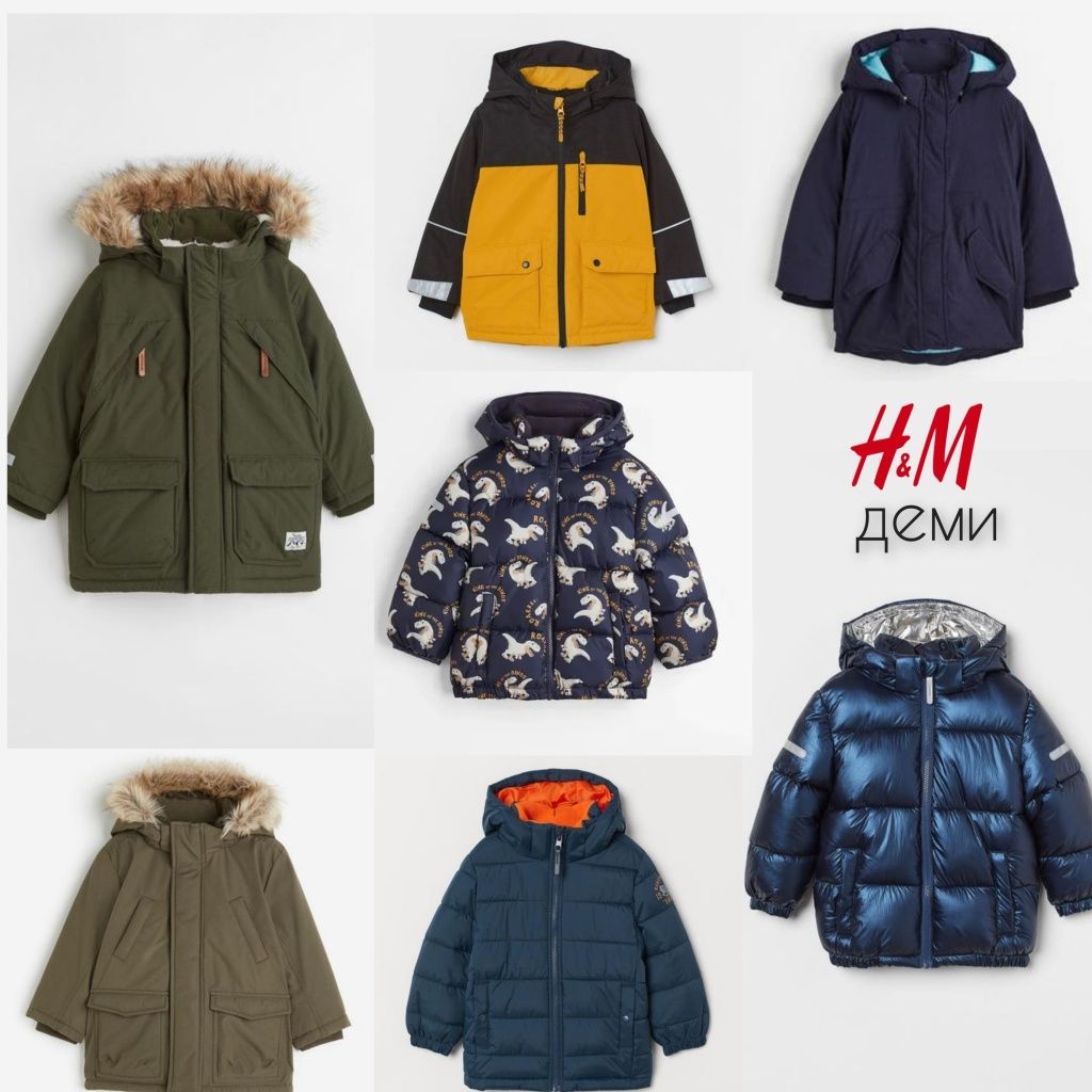 H&M куртка деми тёплая 92,98,104, 110,116,122,128,134