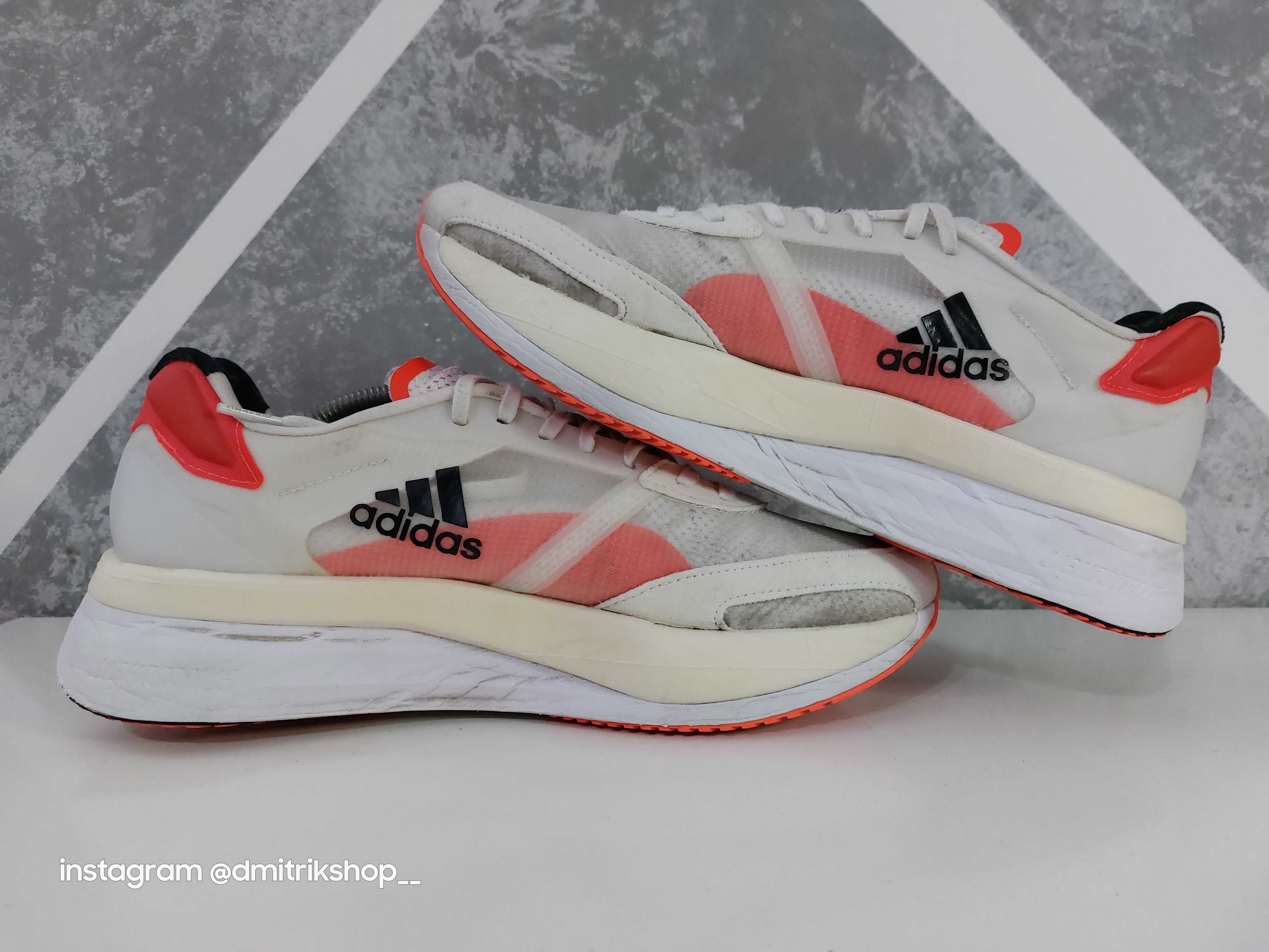 Кросівки чоловічі Adidas Adizero Boston 10 Solar Red р44 кроссовки