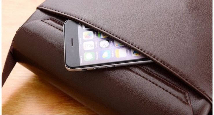 Сумка через плече. Шкіра.