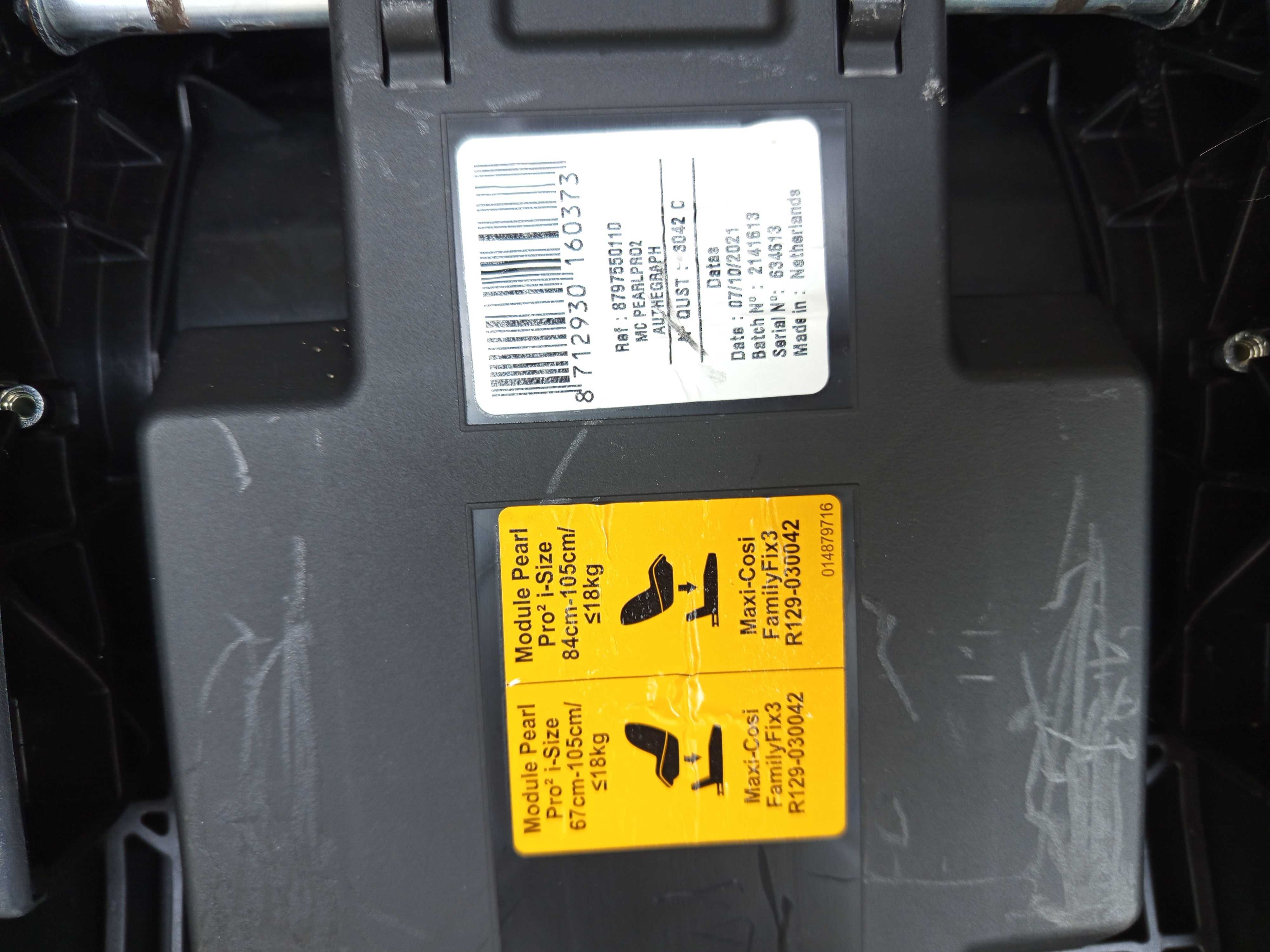 Cadeira auto Maxi-Cosi Pearl pro + base family fix 3