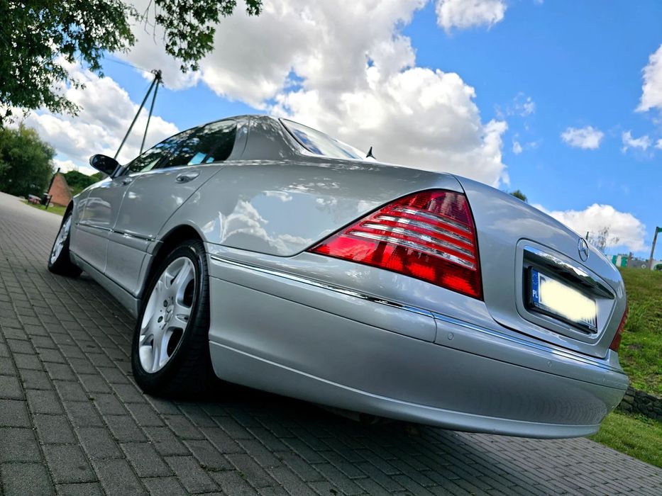 Mercedes-Benz Klasa S 350*Lift*benzyna*4Matic 4x4*Bezwypade*Jak Nowa*Ceramika*NiebieskiŚrode
