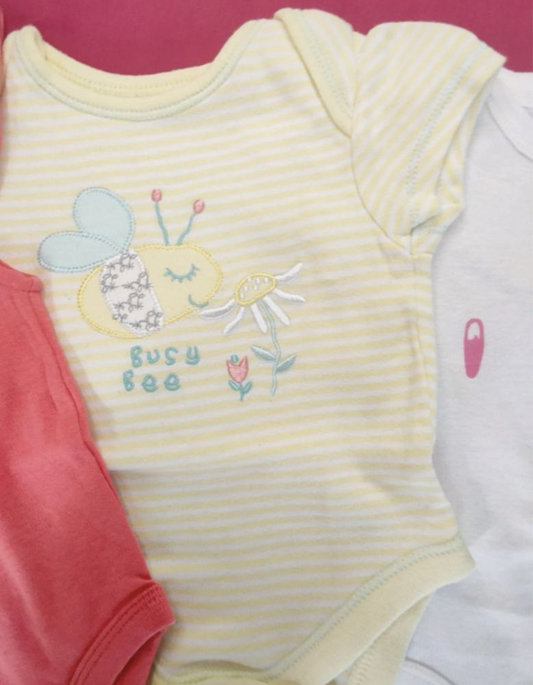 5 bodies menina 1-3 meses