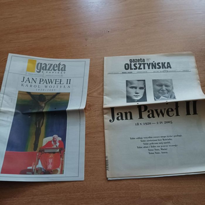 55.Gazeta Olsztyńska i dodatek z Gazety Wyborczej z 04.04.2005