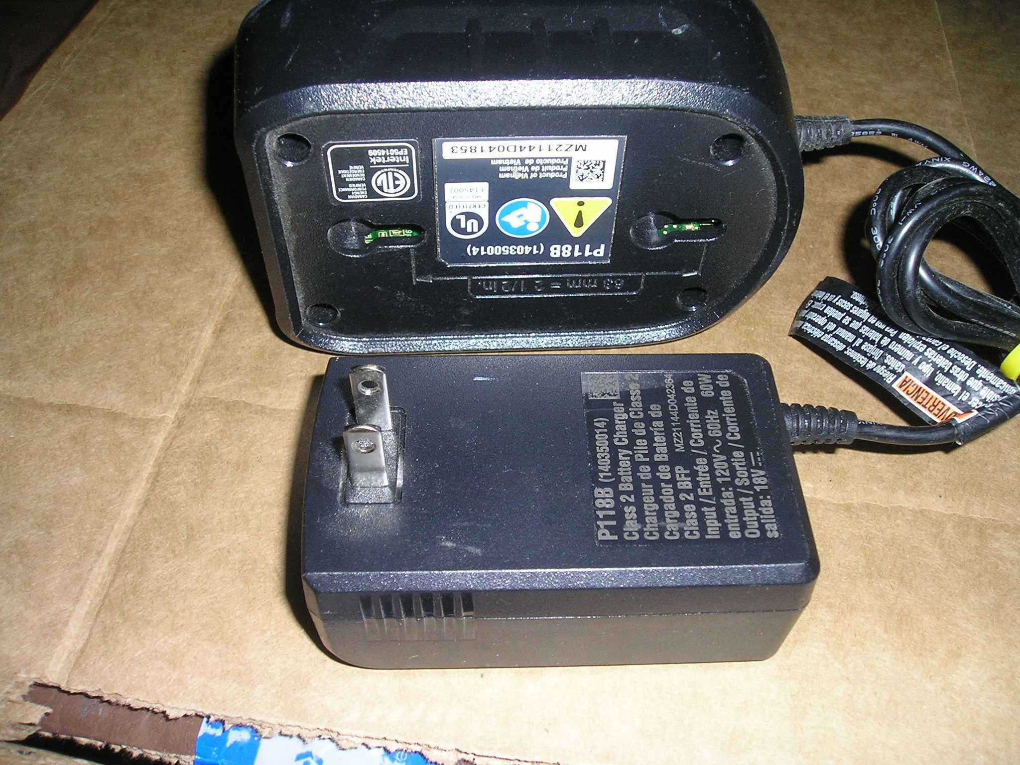 зарядка RYOBI ONE+ P118B оригинал США 120V