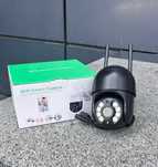 Уличная поворотная WiFi IP камера iCsee A8 4Мп Besder Черная с RJ45