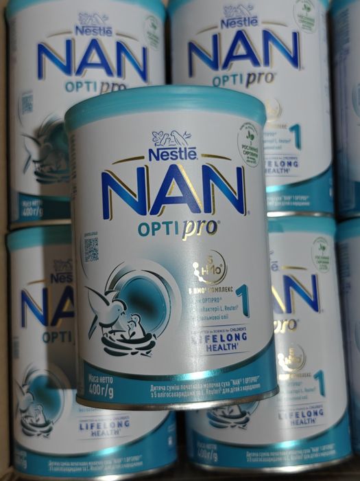 NAN optipro (400g.) молочна суміш.